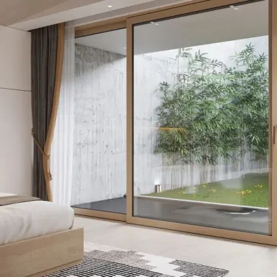 CỬA ĐI MỞ TRƯỢT 3 RAY HỆ 180